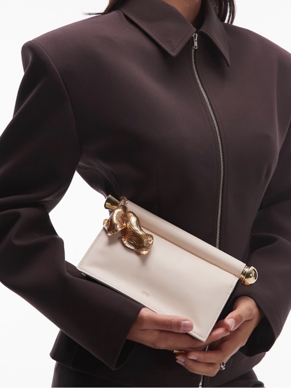 JW PEI Clutch with Gold Leaf Charm - Picture 6 of 6